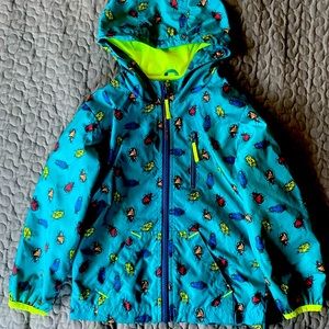 Lightweight windbreaker/raincoat.